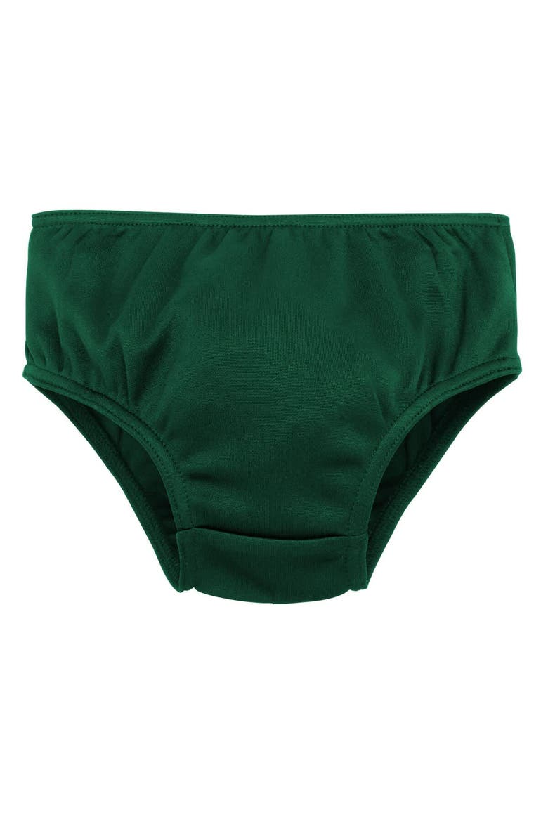 Girls Preschool Green Miami Hurricanes Two-Piece Cheer Captain Jumper Dress & Bloomers Set, Alternate, color, Green