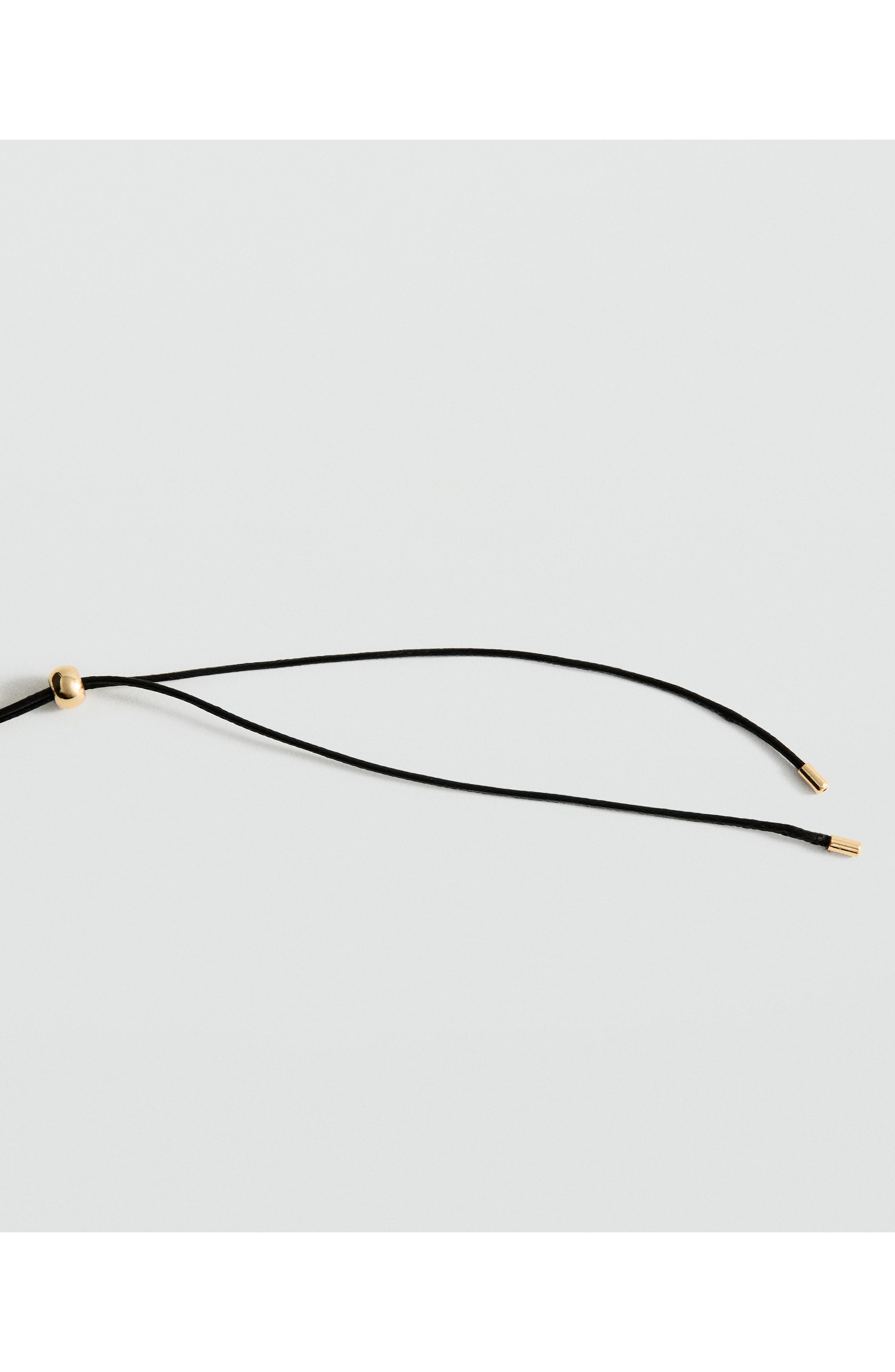 MANGO Stone Bead Tassel Pendant Necklace (Women) | Nordstrom