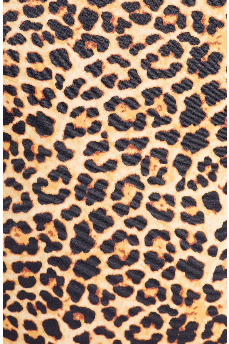 Easy Retro One-Piece Swimsuit, Alternate, color, BEIGE BUFF LEOPARD