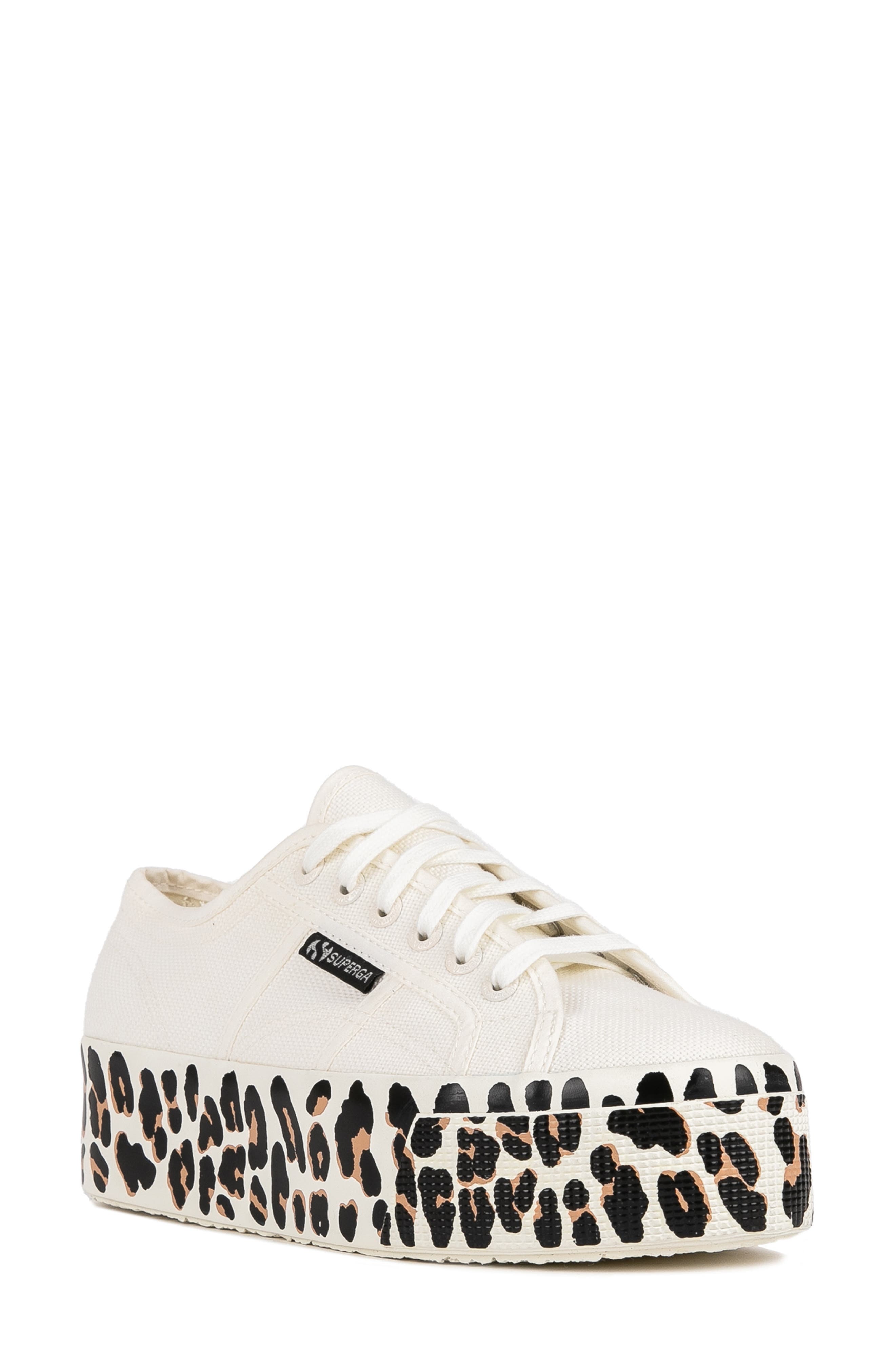 Superga 2790 Foxing Print Platform Sneaker, Main, color, 