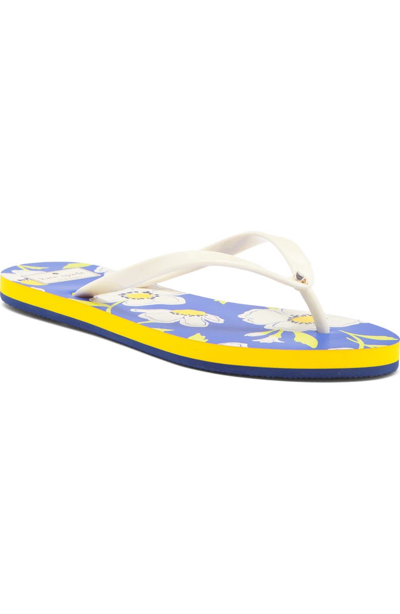 Kate Spade New York feldon flip flop sandal, Main, color, Sunshine Floral