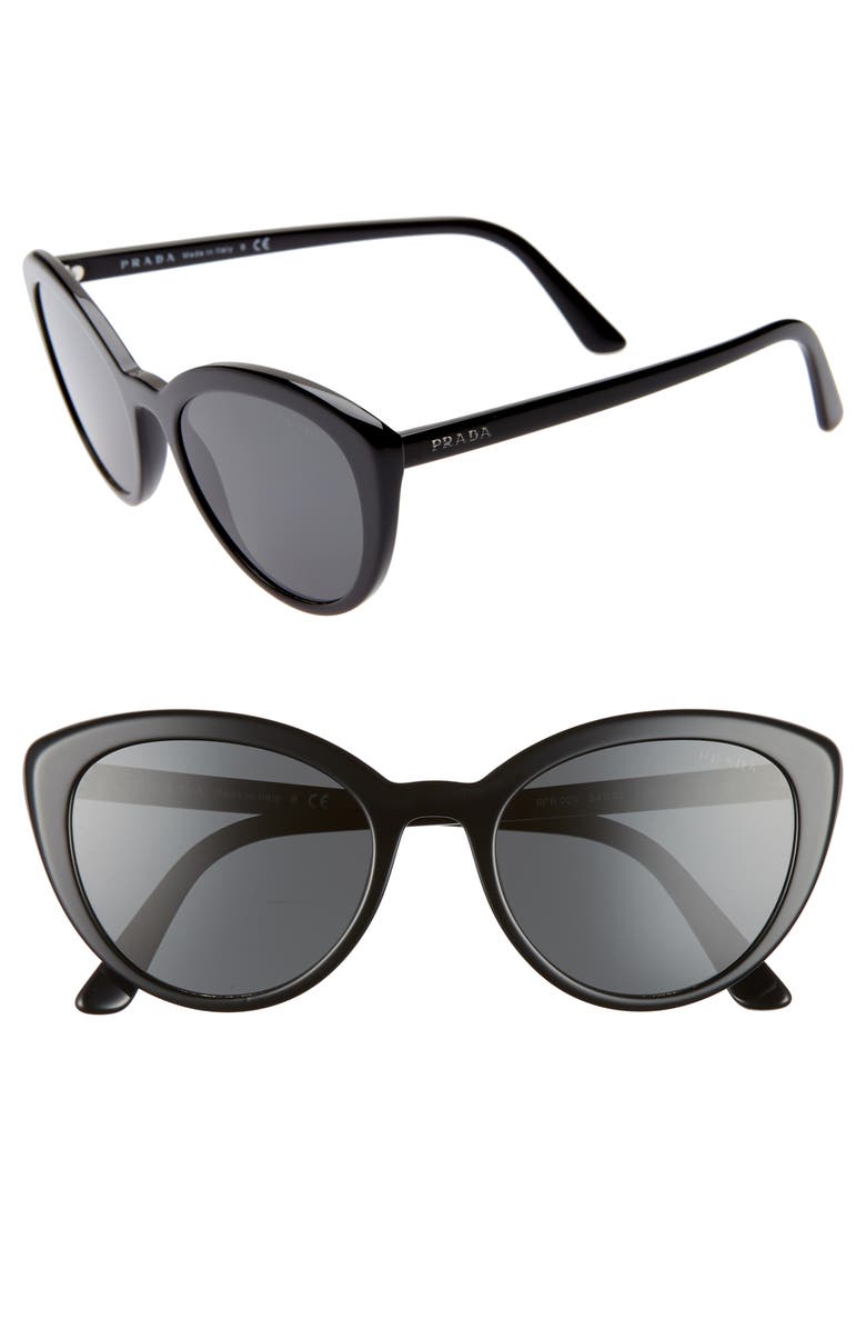 Prada 54mm Cat Eye Sunglasses, Alternate, color,