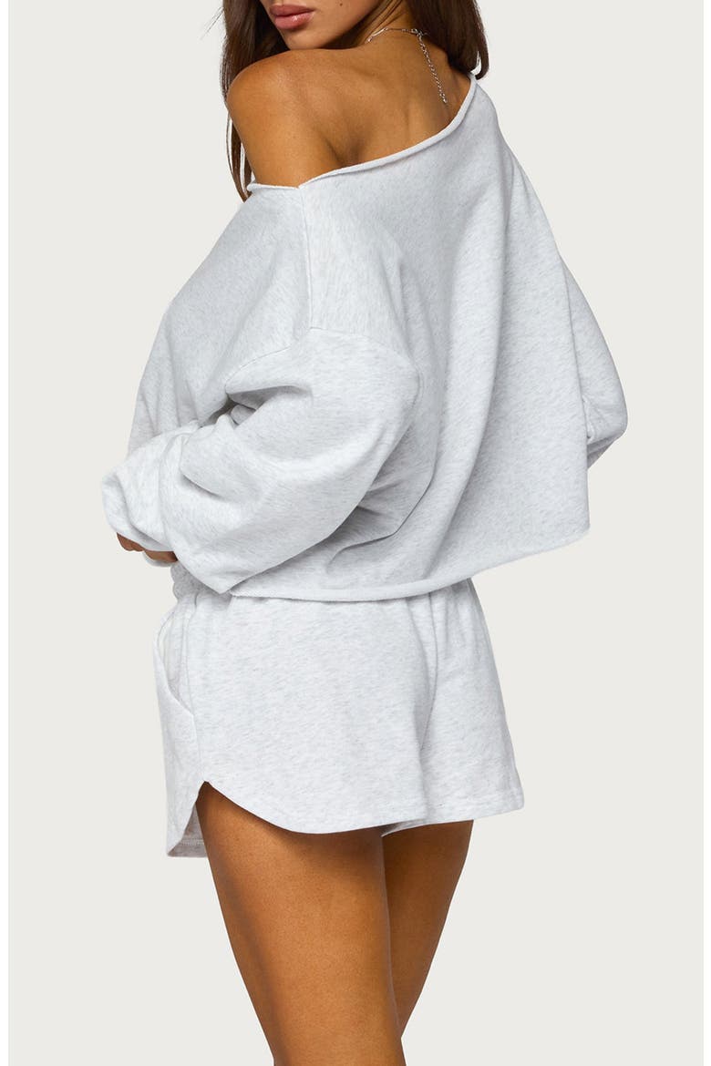 Kordelia Off the Shoulder Sweatshirt, Alternate, color, LIGHT-GRAY-MELANGE