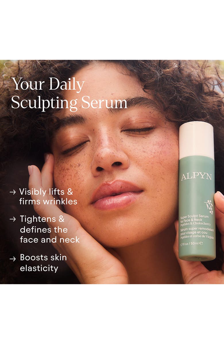 Alpyn Super Sculpt Serum for Face & Neck with Tri-Peptide Firming Complex, Alternate, color, 