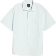 Vans Lawson Stripe Cotton & Linen Blend Button-Up Shirt