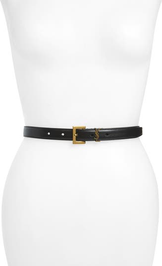 【送料&関税込】Saint Laurent Ysl Cintura Saint Laurent YSL Cintura Leather Belt | Nordstrom