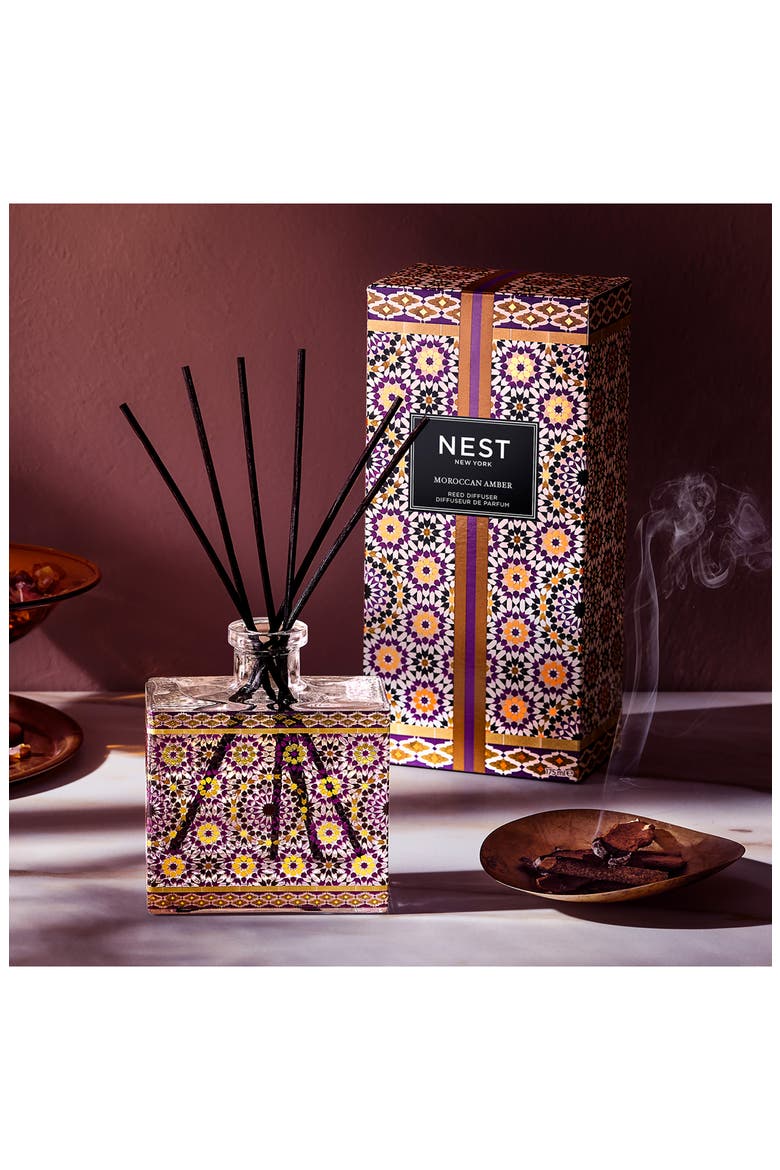 Moroccan Amber Specialty Reed Diffuser, Alternate, color, NO COLOR