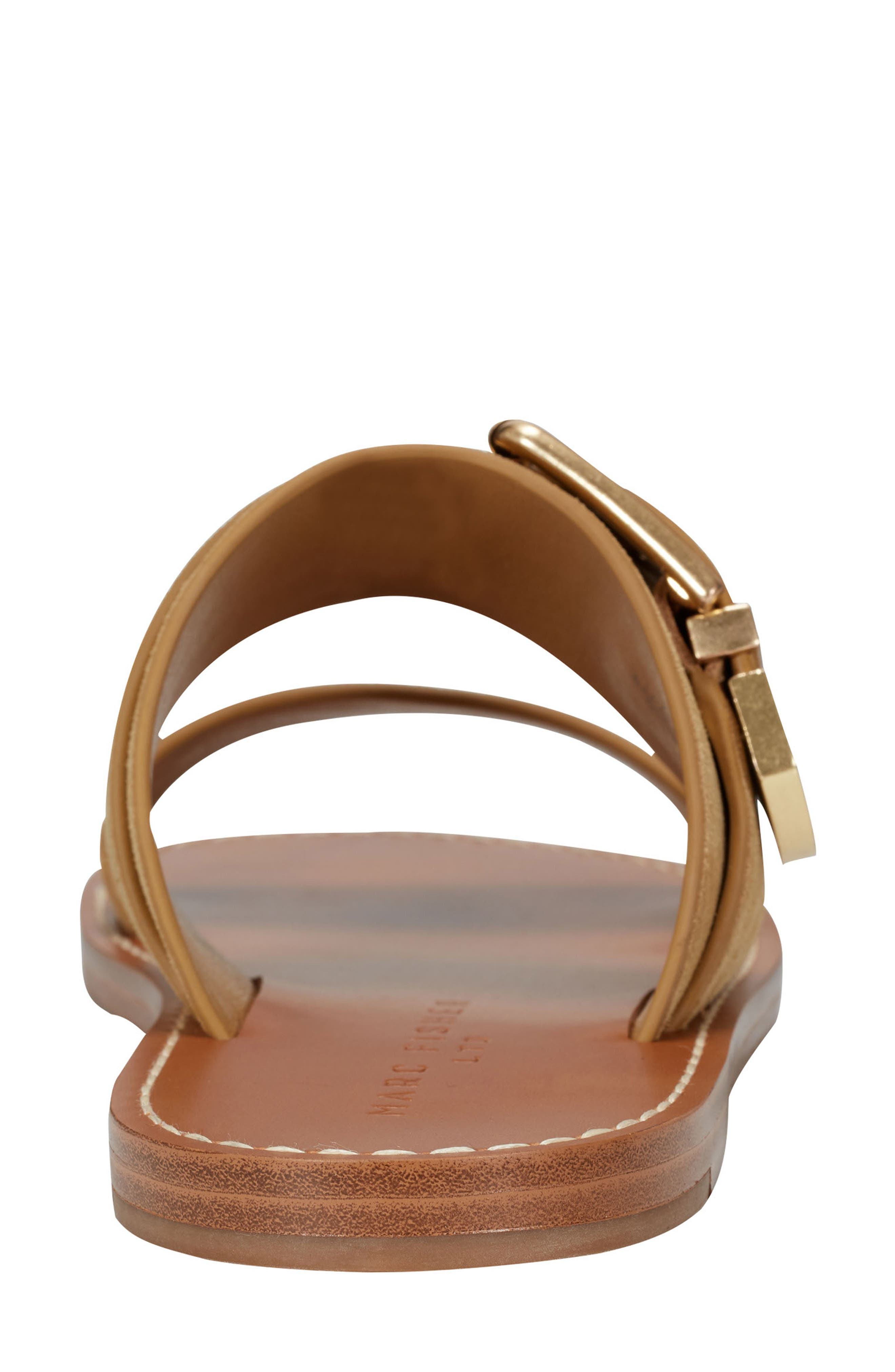 Marc Fisher LTD Hallyn Slide Sandal, Alternate, color, Medium Brown
