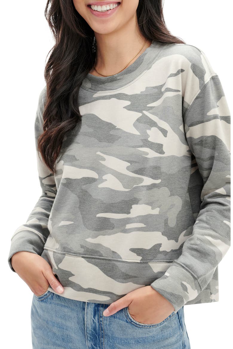 Atlas Crewneck Pullover, Main, color, KEEPSAKE GREY