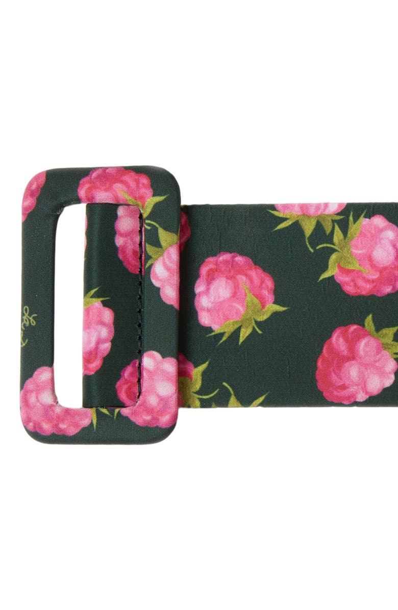 La DoubleJ Medium Belt (2.36") Lampone Mini Emerald, Alternate, color, Lampone Mini Emerald