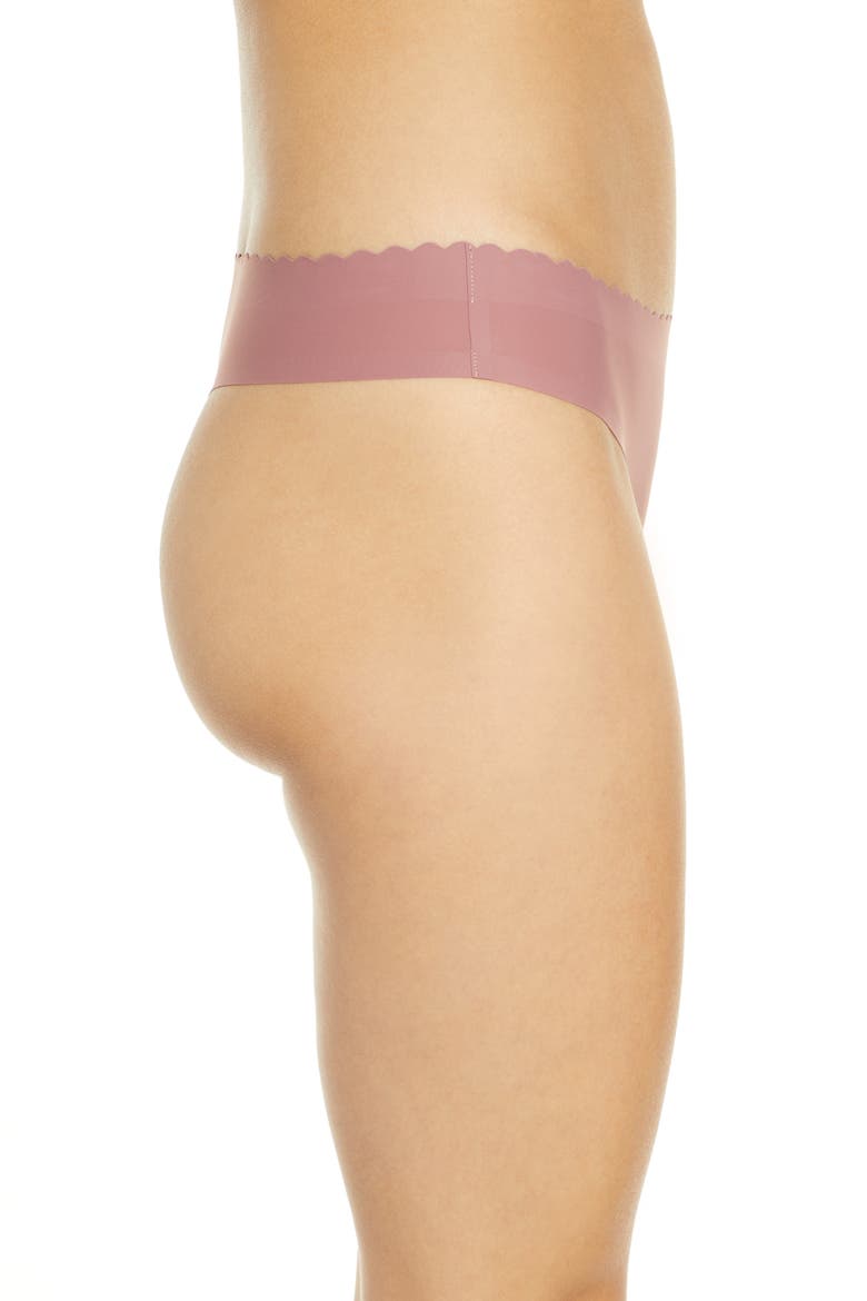 Essential Scallop Thong, Alternate, color, SWEET FIG