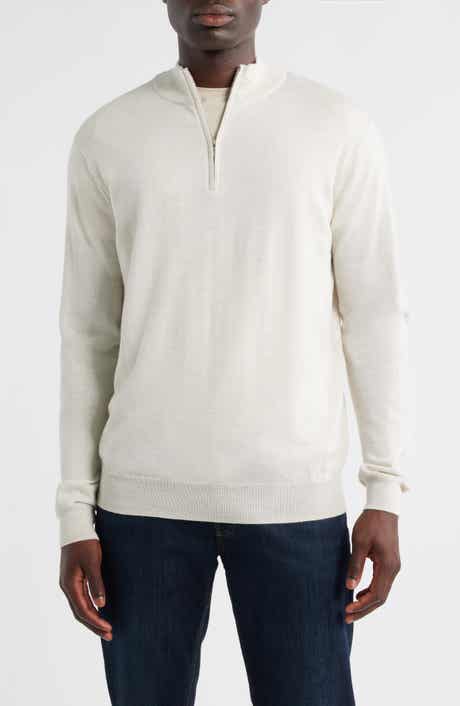 Peter Millar Autumn Crest Merino Wool Blend Quarter Zip Sweater
