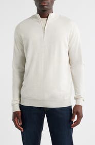 Peter Millar Autumn Crest Merino Wool Blend Quarter Zip Sweater