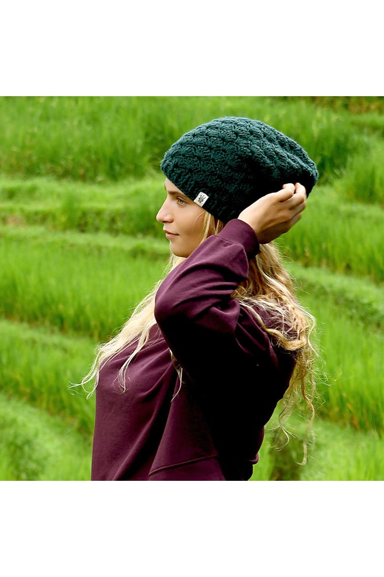 Puff Beanie, Alternate, color, Black
