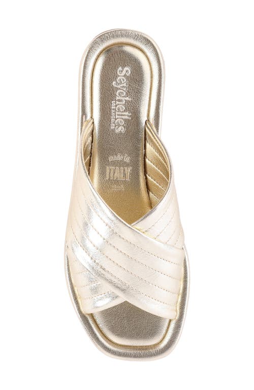 Seychelles Courage Sandal In Gold