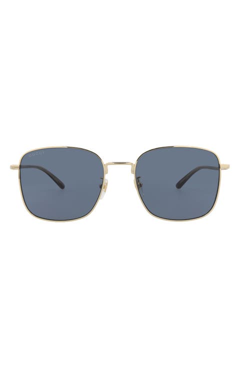 58mm Square Sunglasses
