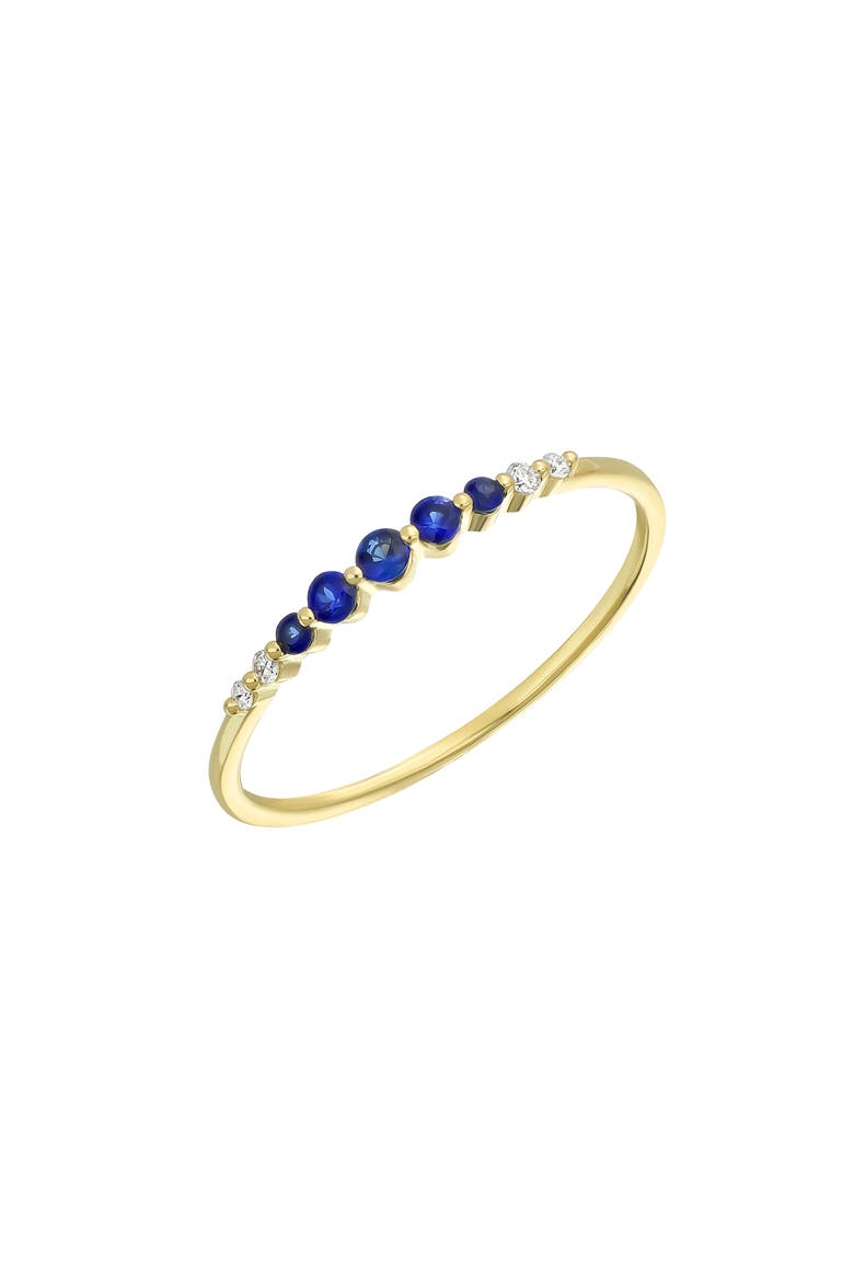 Graduated Sapphire Ring (Nordstrom Exclusive), Main, color, 18K YELLOW GOLD