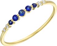 Bony Levy Graduated Sapphire Ring (Nordstrom Exclusive)