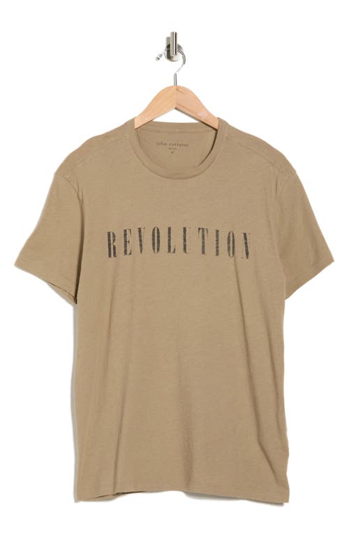John Varvatos Revolution Organic Cotton Graphic T-shirt In Neutral