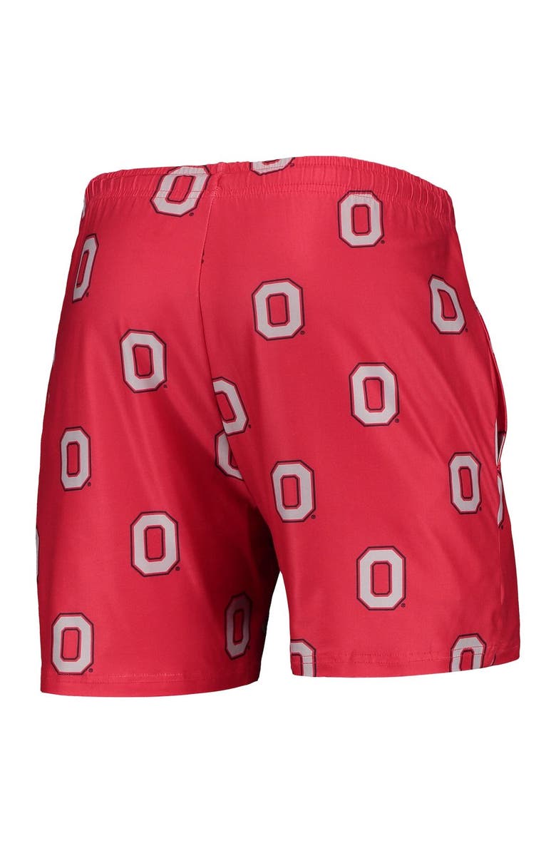 CONCEPTS SPORT Men's Concepts Sport Scarlet Ohio State Buckeyes Flagship Allover Print Jam Shorts, Alternate, color, 