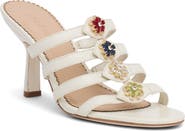 Cinq à Sept Emmy Crystal Flower Strappy Sandal