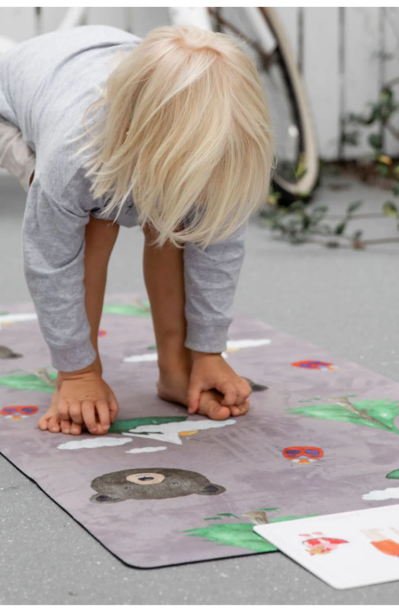 Mindful & Co Kids Beginner Yoga Bundle, Alternate, color, Nature Print