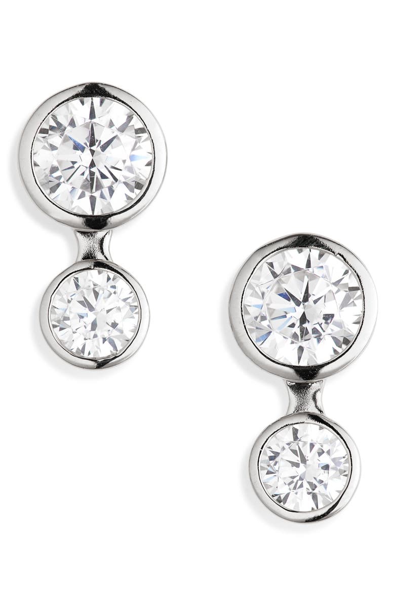 Nadri Brooklyn Illusion Stud Earrings, Main, color, 