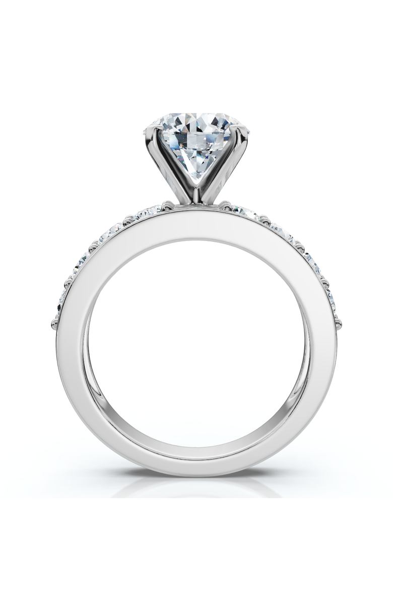 Bliss Diamond Certified 2.90Ct Round Diamond Engagement Ring Lab Grown, Alternate, color, 14K White Gold