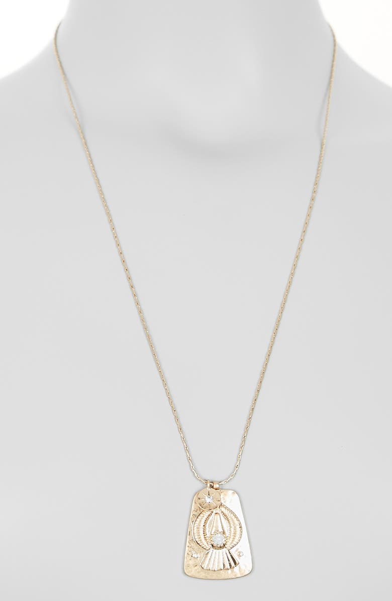 Melrose and Market Crystal Talisman Slider Pendant Necklace, Alternate, color, 