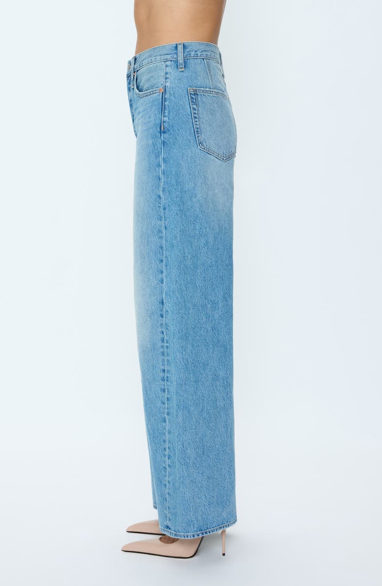 Pistola Sydney High Waist Wide Leg Jeans, Alternate, color, Hazy