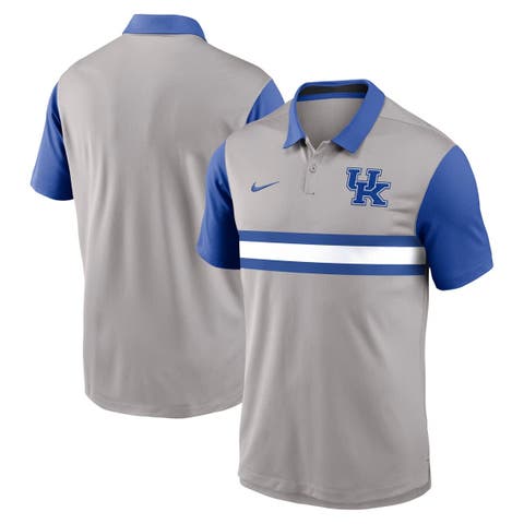 Men's Nike Gray/Royal Kentucky Wildcats Vapor Performance Polo