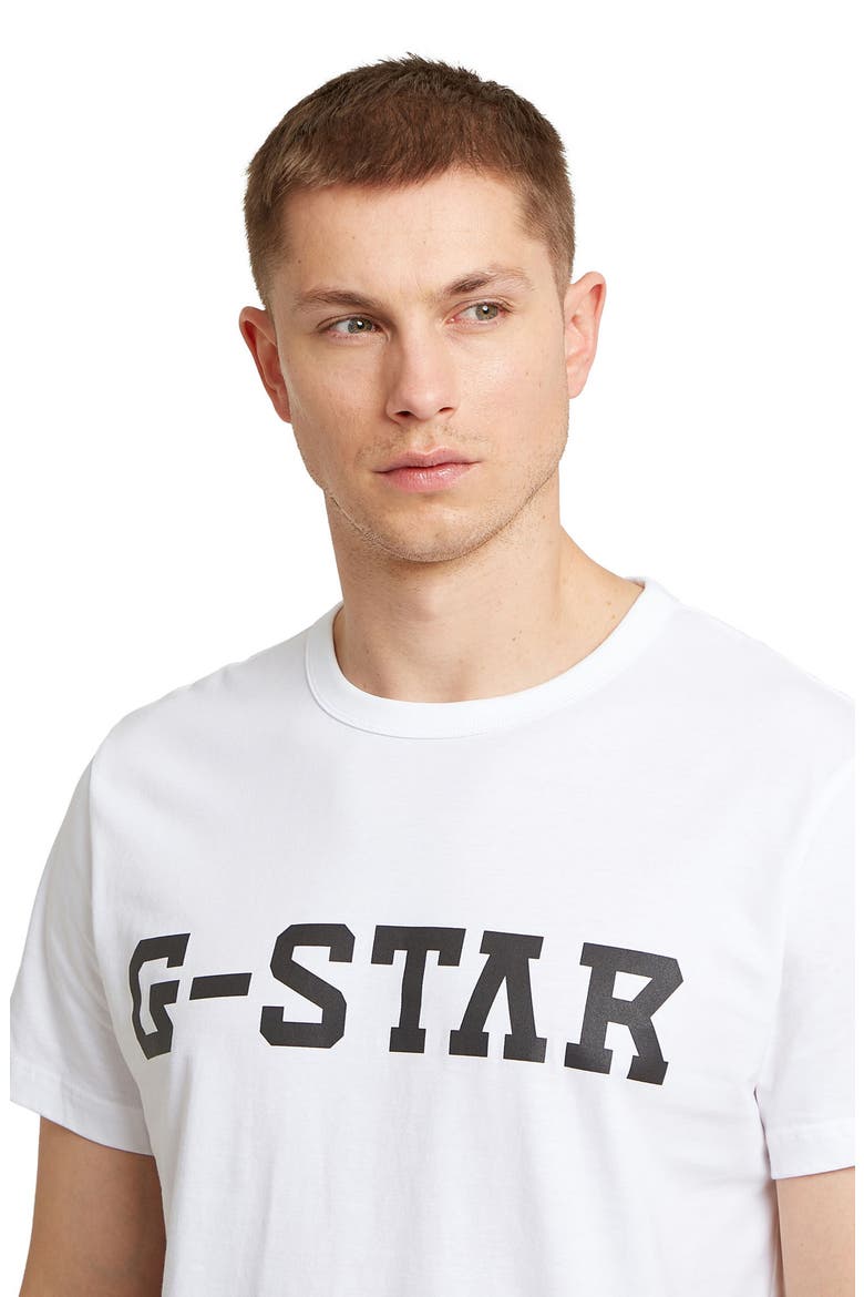 Logo Organic Cotton Graphic T-Shirt, Alternate, color, WHITE