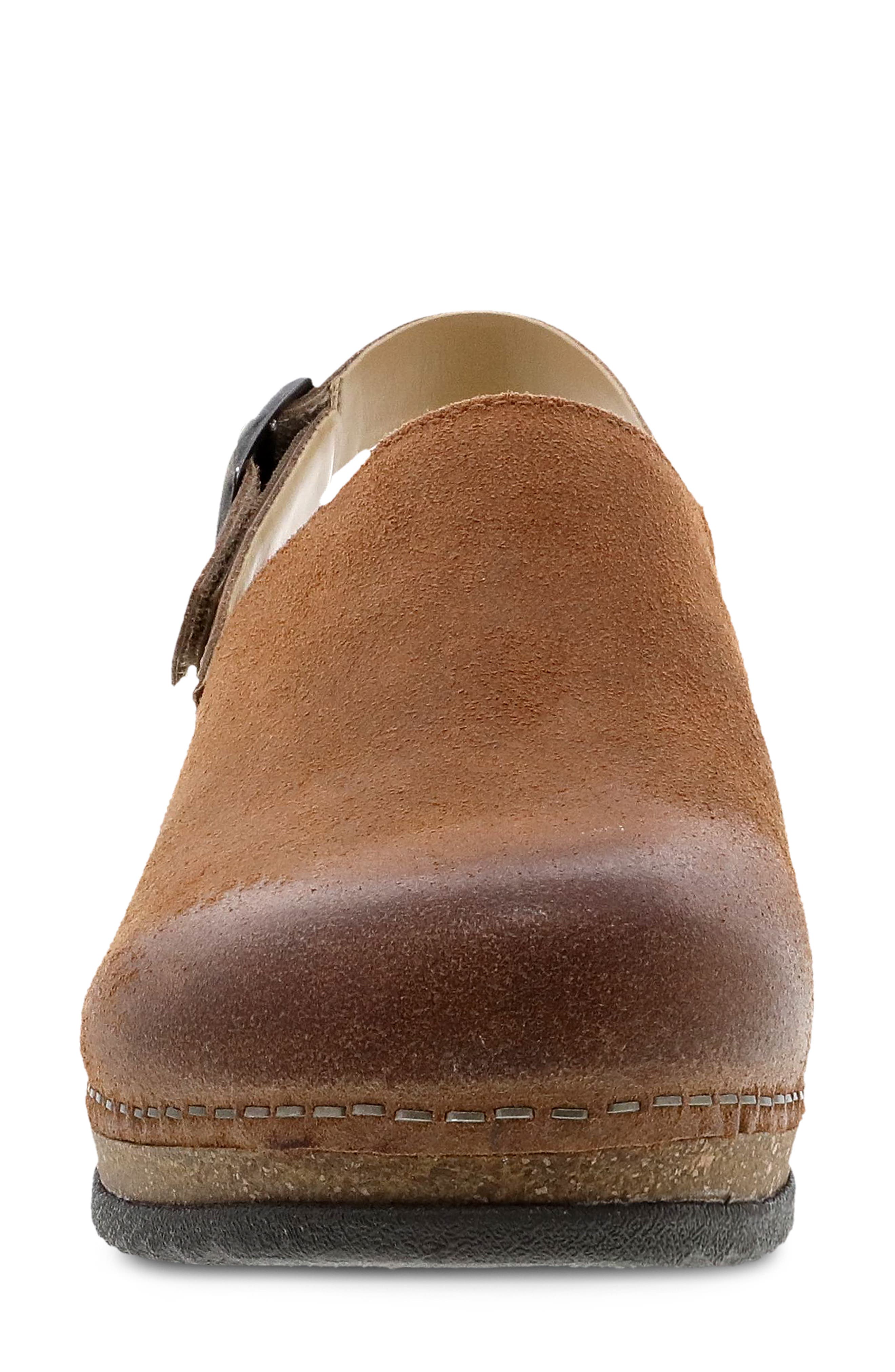Merrin Slingback Clog, Alternate, color, TAN BURNISHED SUEDE
