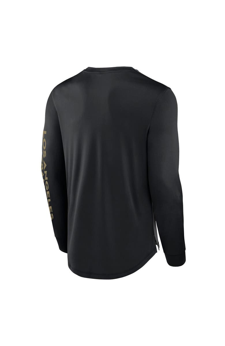 FANATICS Men's Fanatics Branded Black/Gray LAFC Striker Long Sleeve T-Shirt, Alternate, color, 