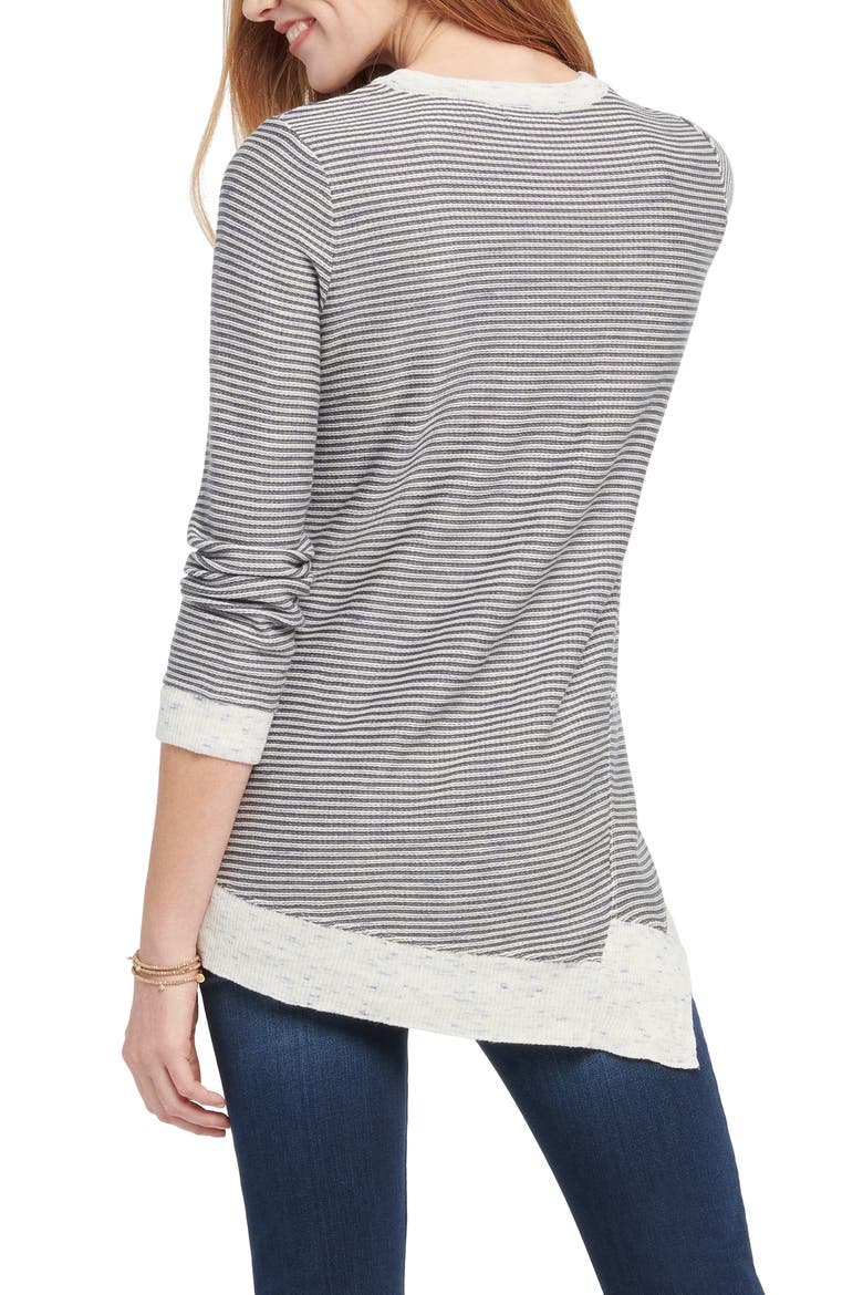 Spring Fling Stripe Cotton Blend Sweater, Alternate, color, BLUE MULTI