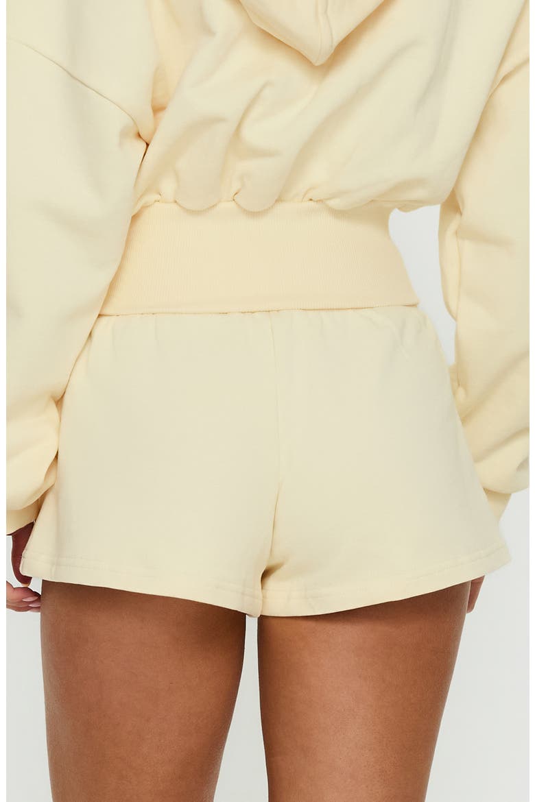 Daybreak Rib Waist Shorts, Alternate, color, BUTTERCREAM