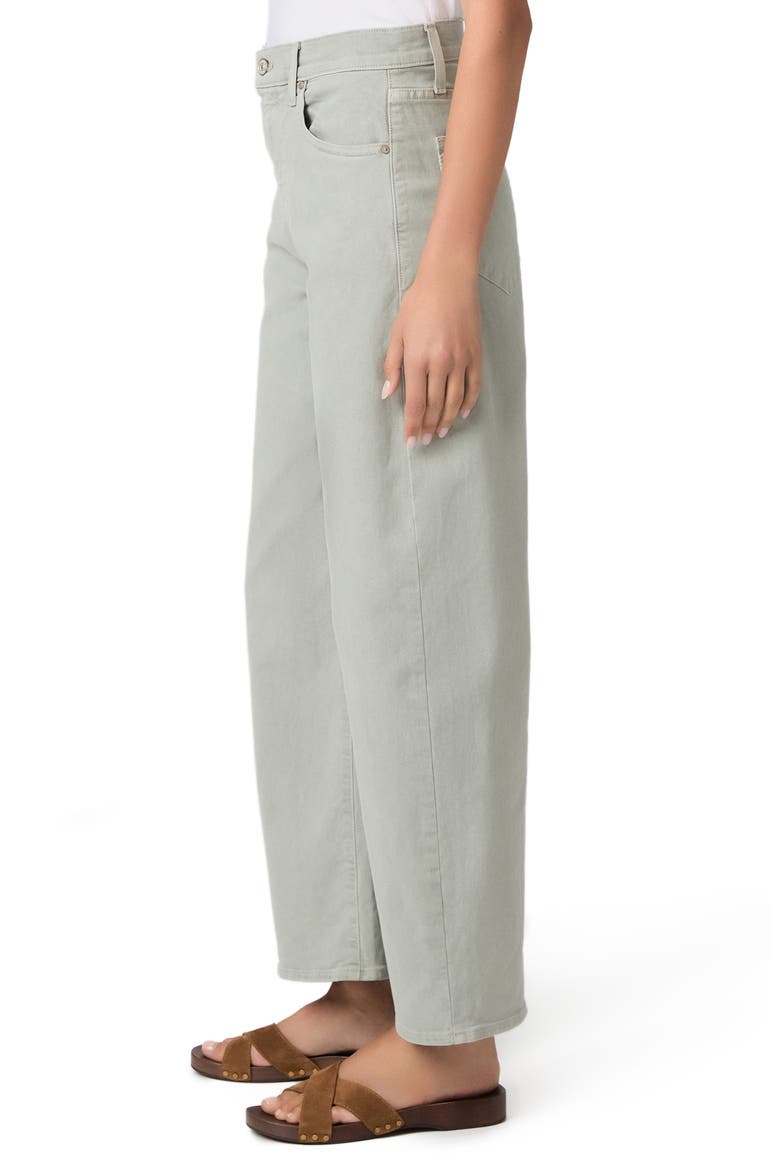 Arellia High Waist Ankle Barrel Jeans, Alternate, color, VINTAGE SEAGLASS