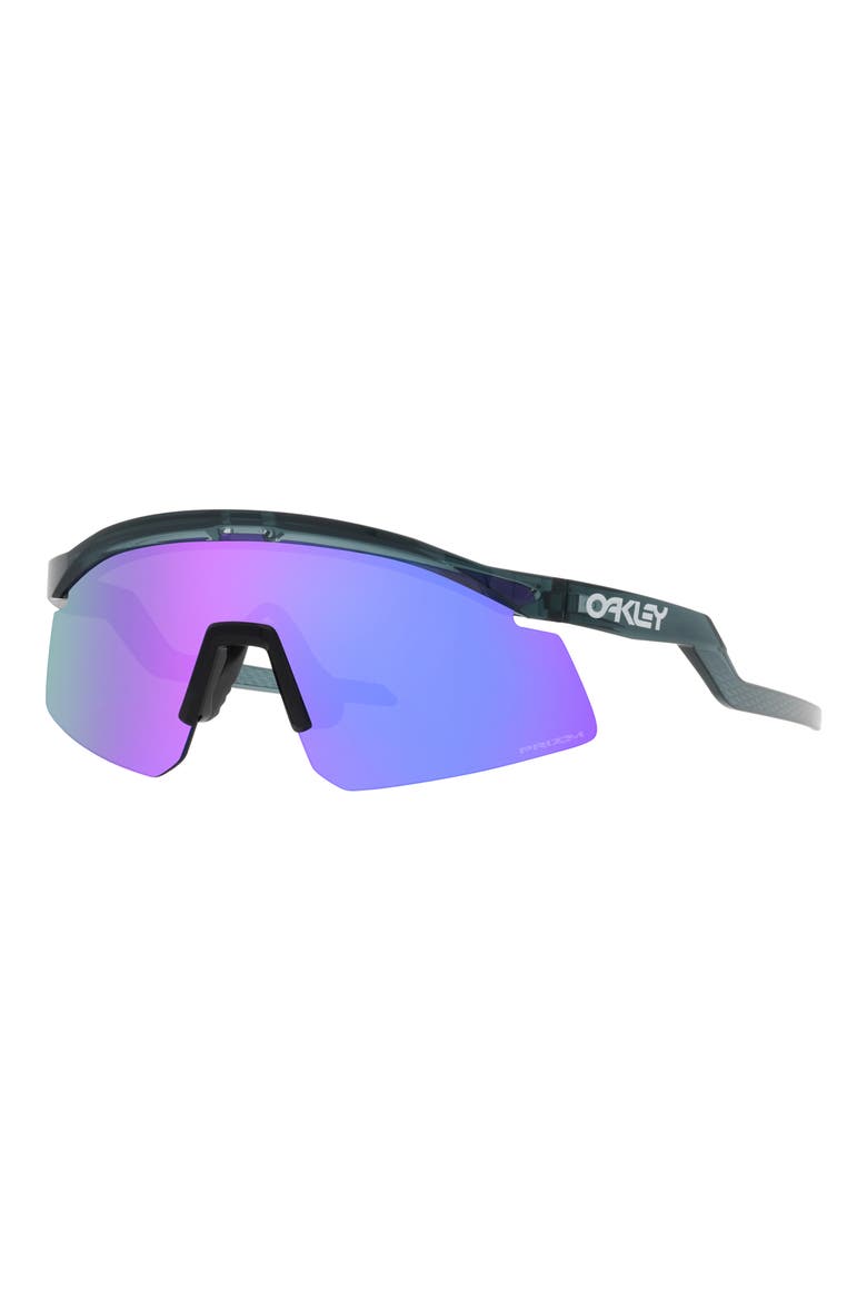 Hydra 37mm Prizm™ Semirimless Wrap Shield Sunglasses, Alternate, color, RUBY