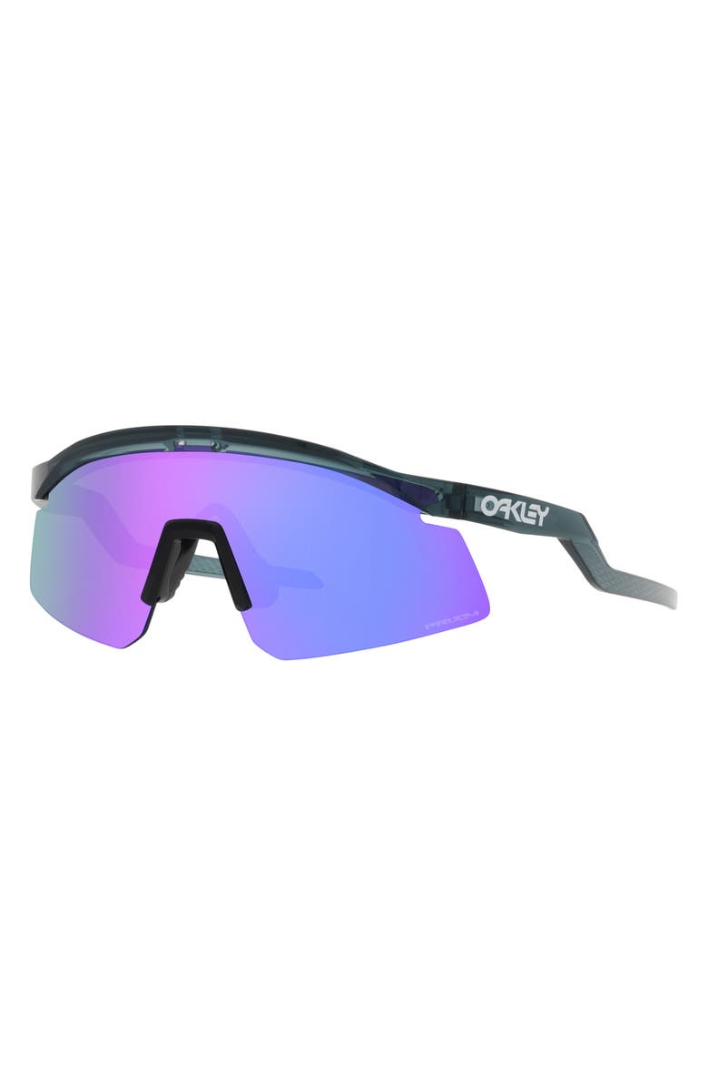 Oakley Hydra 37mm Prizm<sup>™</sup> Semirimless Wrap Shield Sunglasses, Alternate, color, Ruby