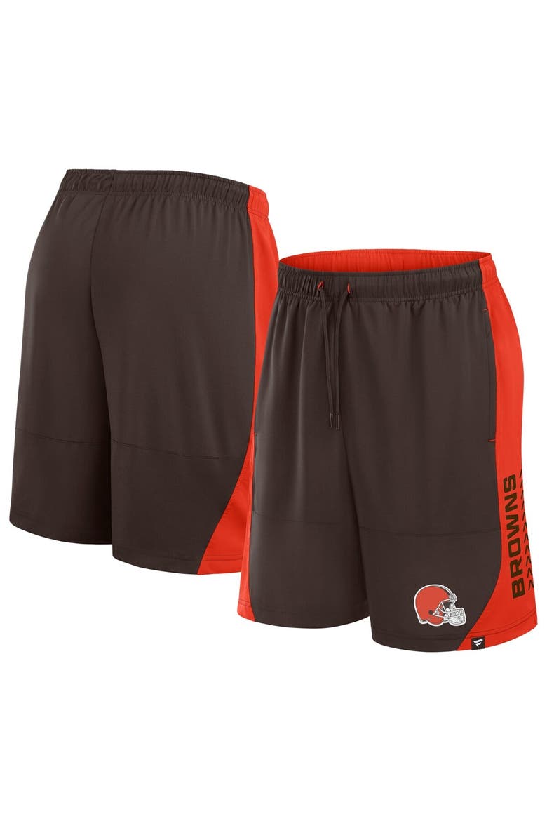 Men's Fanatics Brown Cleveland Browns No Defense Shorts, Main, color, Brown
