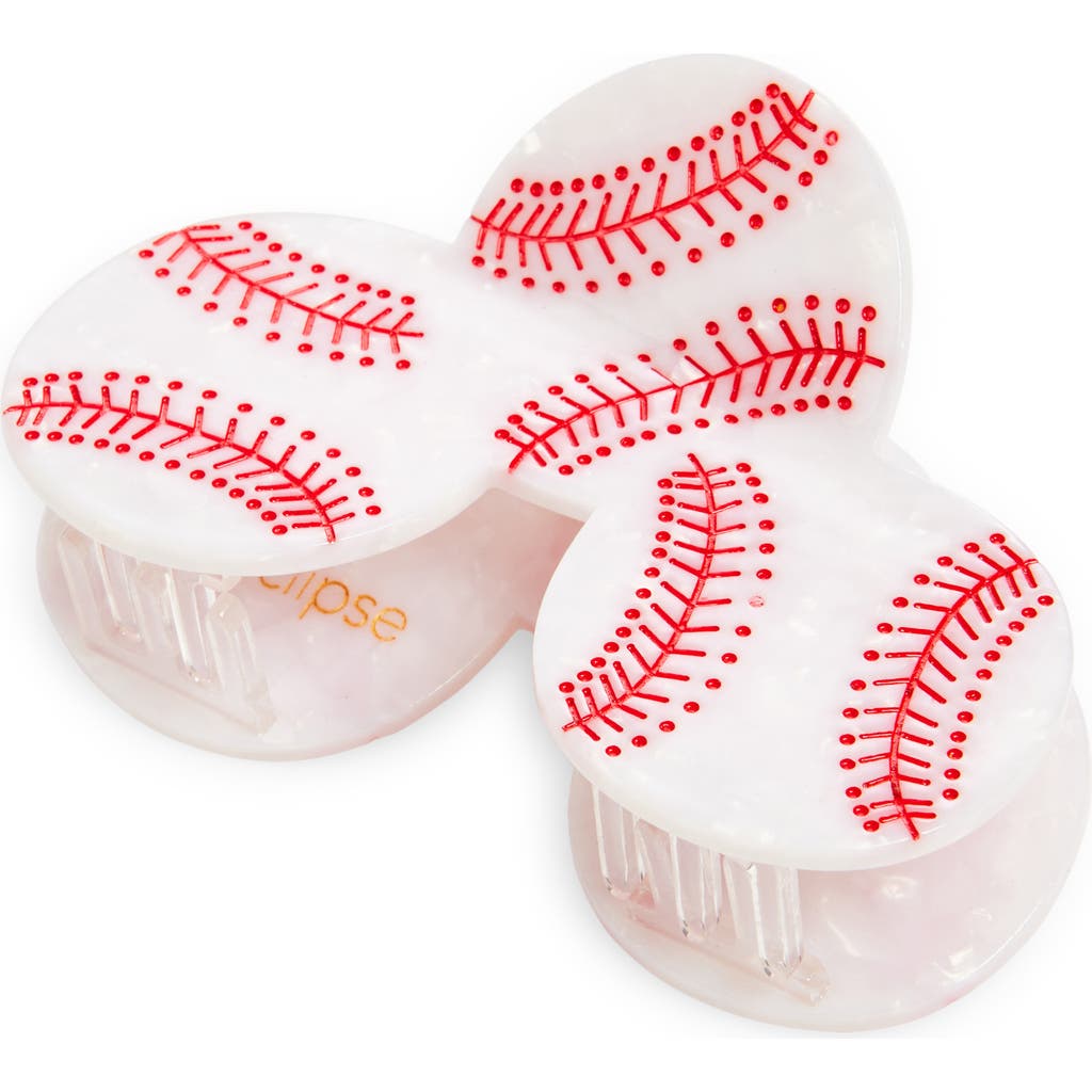 Solar Eclipse Baseball Claw Clip in White  product