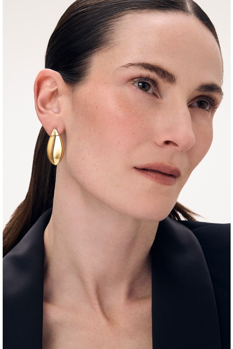 Tao Statement Drop Earrings, Alternate, color, GOLD