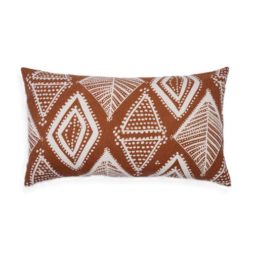 Naki & Ssam Artisan Mirage Intricate Arabesque Pattern Lumbar Pillow Cover