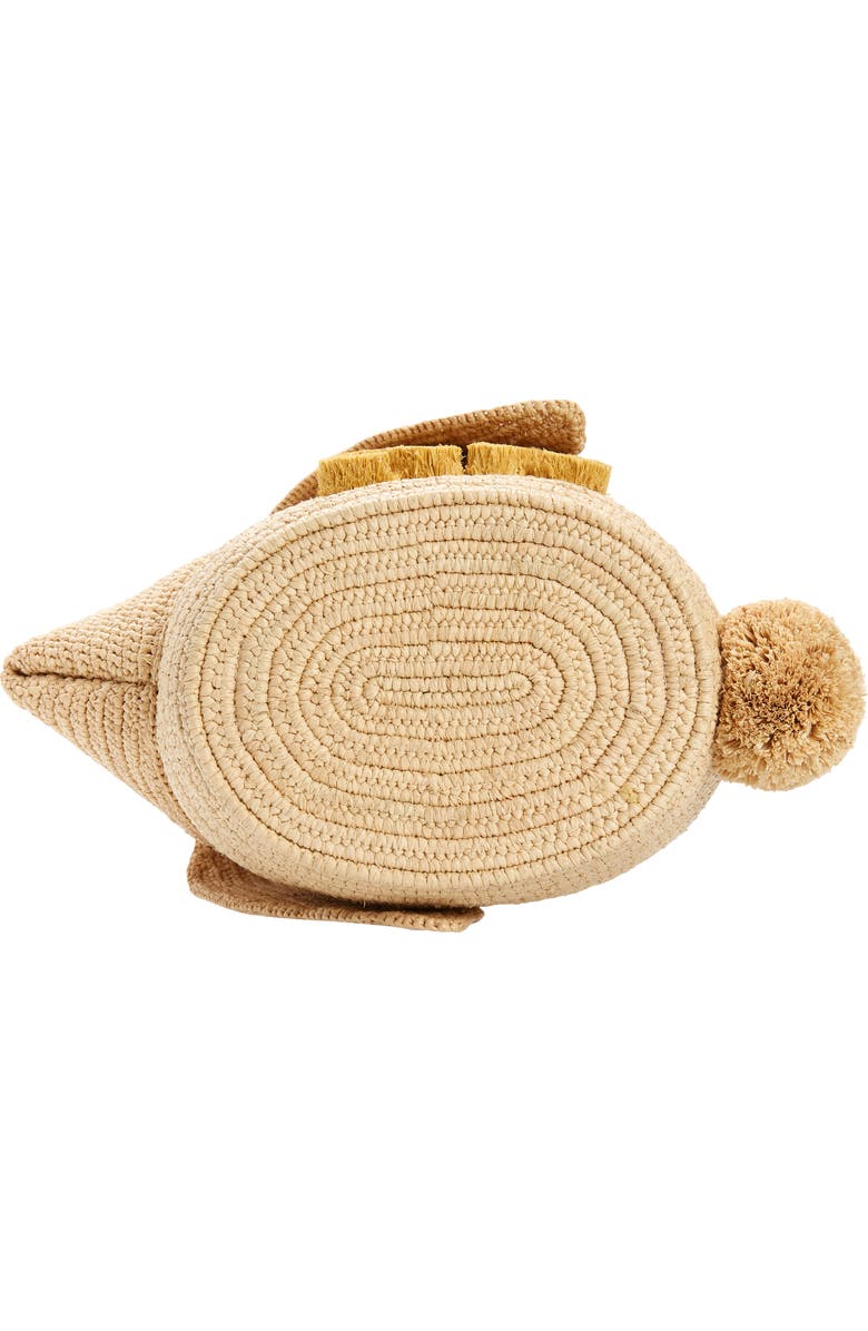 Loewe Year of the Rabbit Raffia Bucket Bag, Alternate, color,