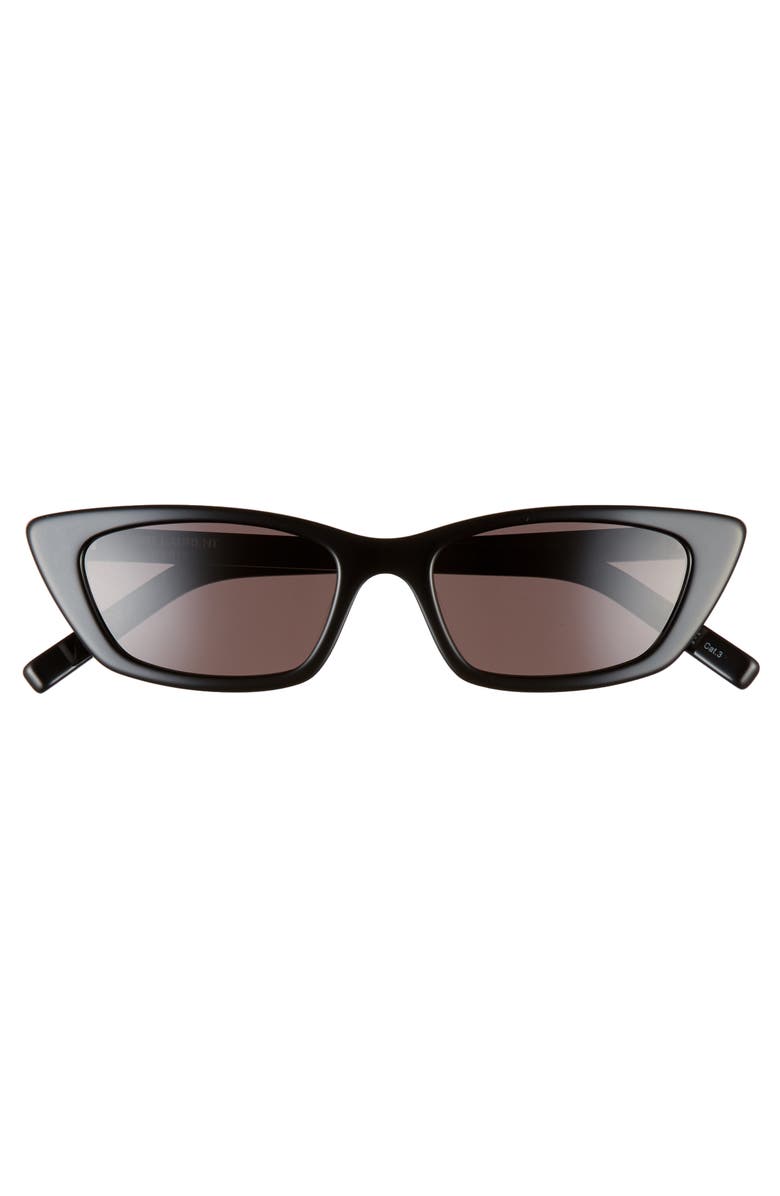 Saint Laurent 52mm Cat Eye Sunglasses, Alternate, color, 
