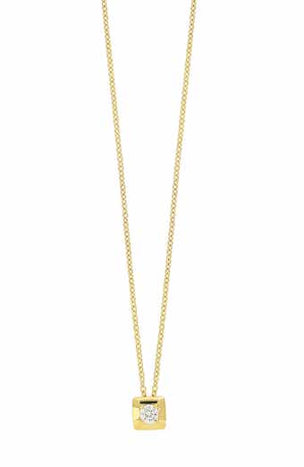 Bony Levy Liora Diamond Square Pendant Necklace