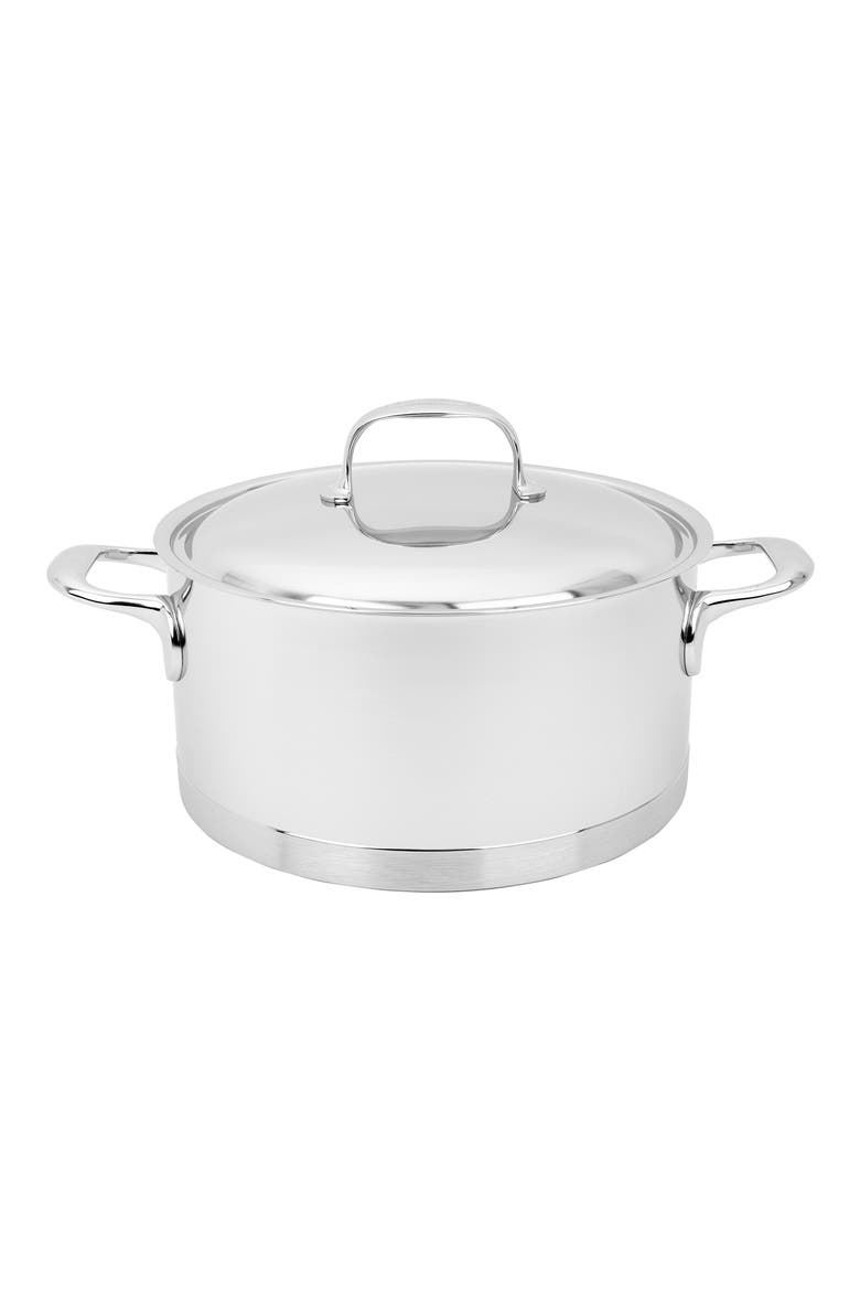 Atlantis 5.5-Quart Stainless Steel Dutch Oven, Main, color, STAINLESS STEEL
