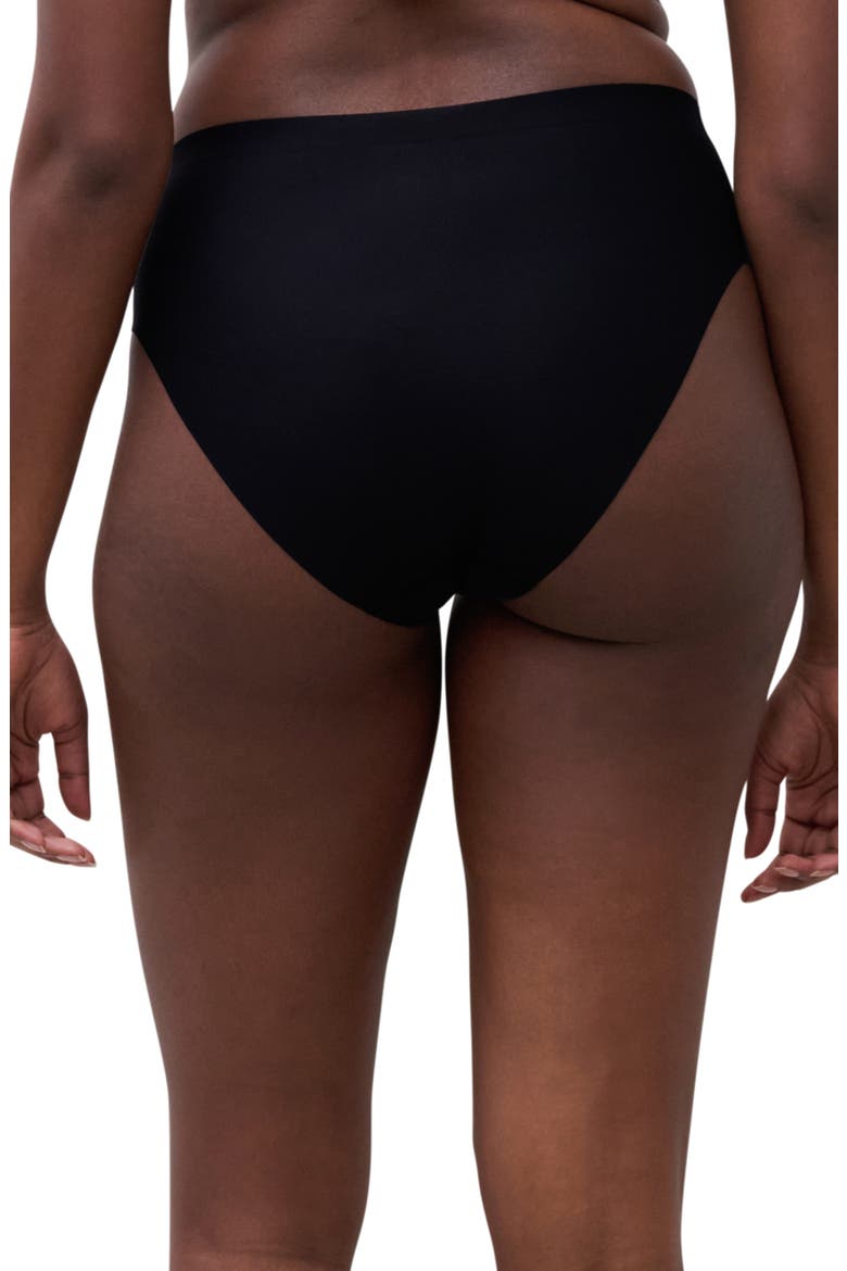 Defi High Cut Briefs, Alternate, color, BLACK