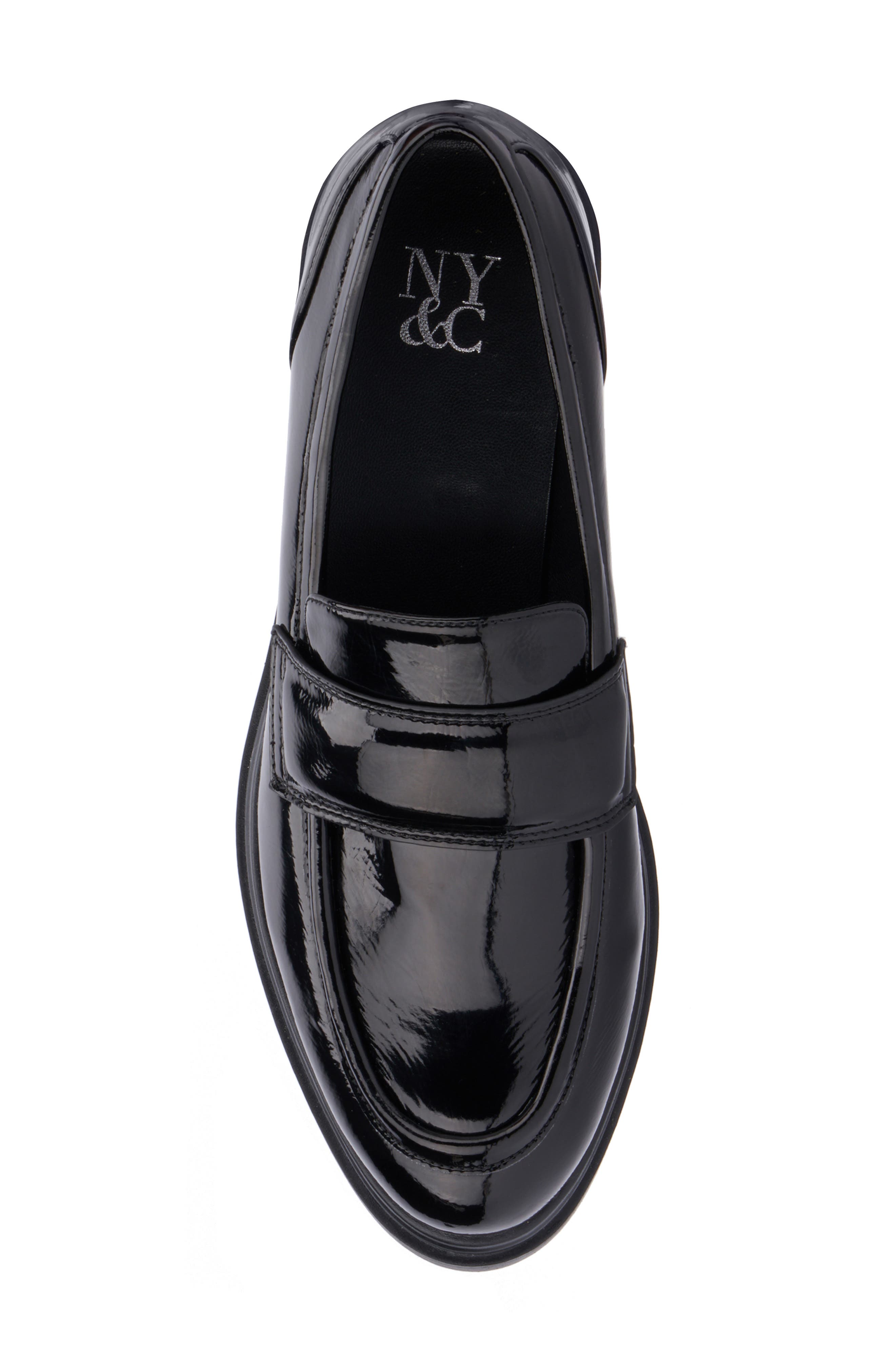 NEW YORK AND COMPANY Abbey Faux Leather Loafer, Alternate, color, 