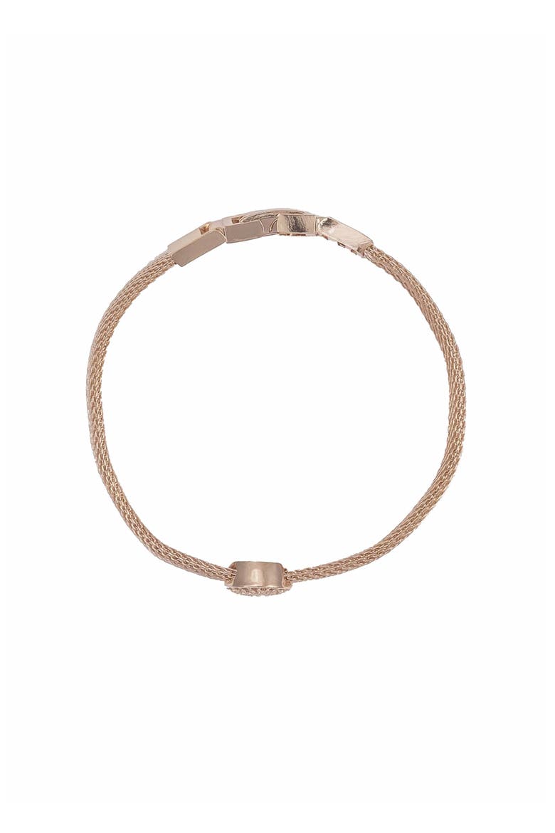14k Gold Plated Elise Bracelet Dainty Minimalist Everyday Jewelry, Alternate, color, Gold